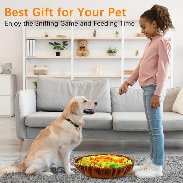 Килимок для собак Roy, килимок-нюхалка, іграшка-головоломка для собак, килимок для повільного годування, тренувальний килимок для цуценят