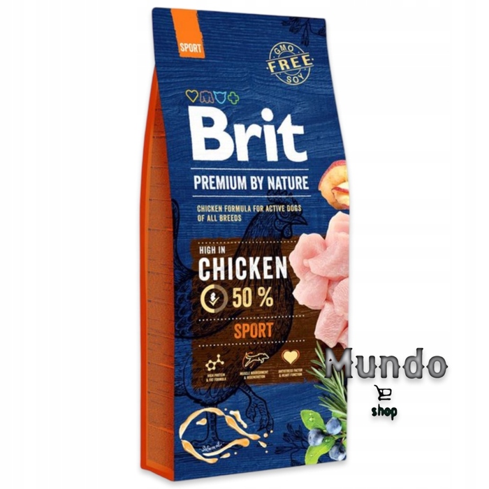 Сухий корм Brit для активних собак з куркою, 15 кг