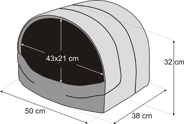 Будка для собак Hobbydog, вольєр - R2: 50x38 см