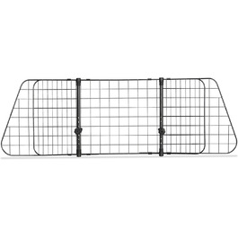 Сітка для собак у машину Relaxdays, універсальна, регульована ширина, чорна, 40 x 92-157 см