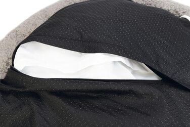 Ортопедичне ліжко для собак Beeztees Jaxx сірого кольору, 50 x 50 x 20 см