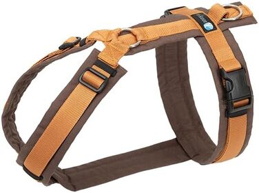 Нашийник для собак Anny·x, регульований, коричнево-бурштиновий, різні розміри (коричнево-бурштиновий, XXS)