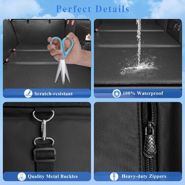 Накладка на сидіння автомобіля для собак CIGAA, водовідштовхувальна, стійка до подряпин, з жорсткою основою, оранжевого кольору, для авто, SUV, мінівен