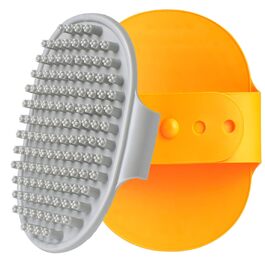 Гумова щітка для купання собак і котів Kwispel, 2 шт, для коротко- і довгошерстих, для догляду, з регульованою ручкою