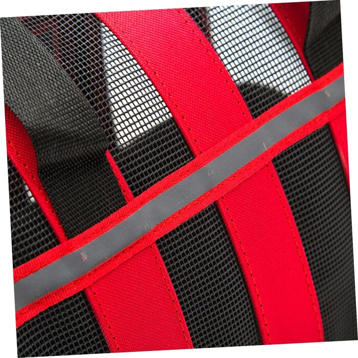 Прозора регульована переноска для домашніх тварин Toddmomy з сітчастою конструкцією, дихаюча та міцна. Маленька переноска для собак на винос з регульованим плечовим ременем. Практична переноска для транспортування.