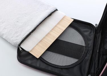 Транспортна переноска для котів та собак середніх розмірів, складна, M, Magenta