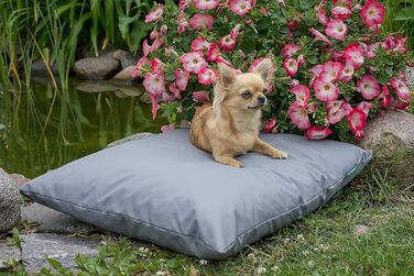 Водонепроникне лежанка для собак 60x50 см, сірого кольору (4L Textil ZOE)