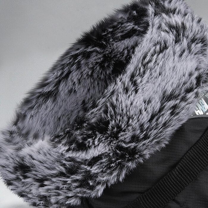 Теплий зимовий костюм для собак, флісова підкладка, світловідбиваючі елементи та комір з хутра, для великих та середніх собак (2XL, небесно-блакитний)