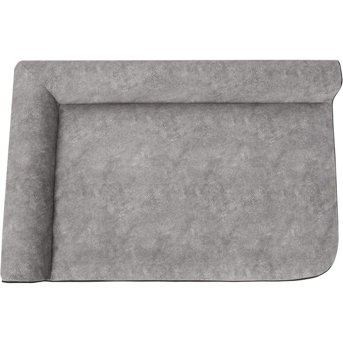 Килимок для собак та котів, лежанка для тварин, лежанка для собак, килимок для собак, матрац для собак, лежанка-софа (XL, 100 x 66 см, сірий)