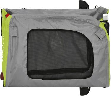 Причіп для тварин на велосипед, Оранжевий та Сірий, 63 x 121 x 65 см