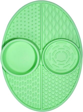 Килимок для повільного годування домашніх тварин Greabuy: для собак, котів, силікон, покращує травлення, зелений