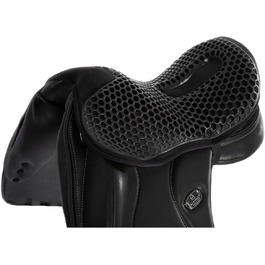 Гелева ортопедична подушка для сідла Acavallo Dressur Gel Out Ortho Coccyx 20 мм, розмір M, чорна