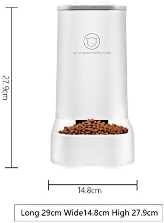 Автоматична поїлка та годівниця для собак і котів, 3,8 л, BPA-free, миска для домашніх тварин