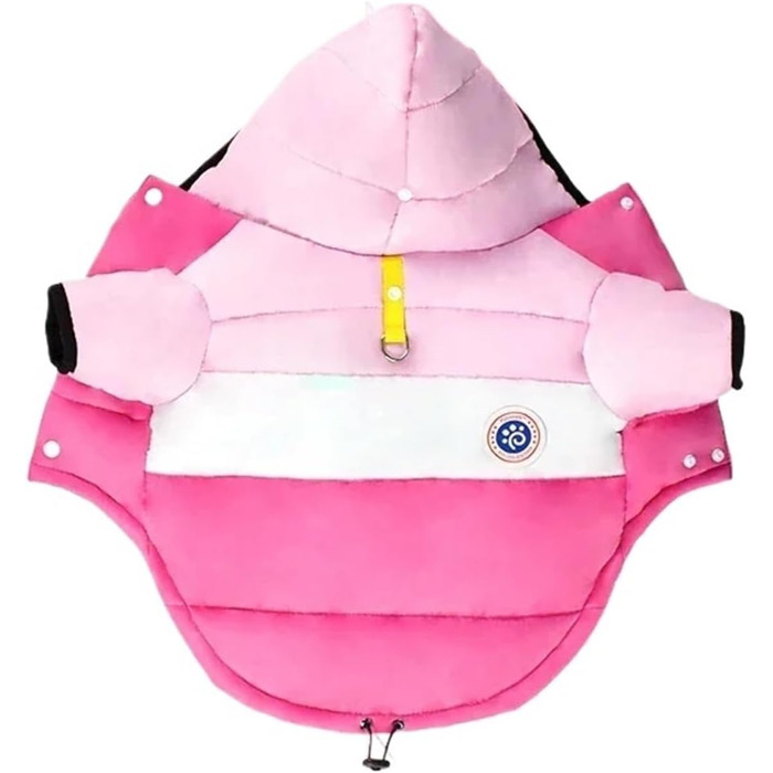 Зимова куртка для собак з бавовни, теплий одяг для цуценят, маленьких та середніх собак, котів, чихуахуа, бульдога, мальтізу (колір коричневий, розмір XL)