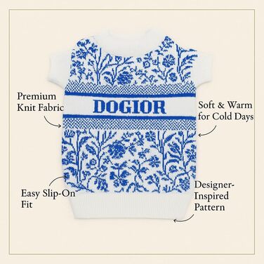 Одяг для собак: сорочки та светри Dogior, розміри XS, S, M. Підходять для Французьких Бульдогів, Даксів, Чихуахуа та інших порід.