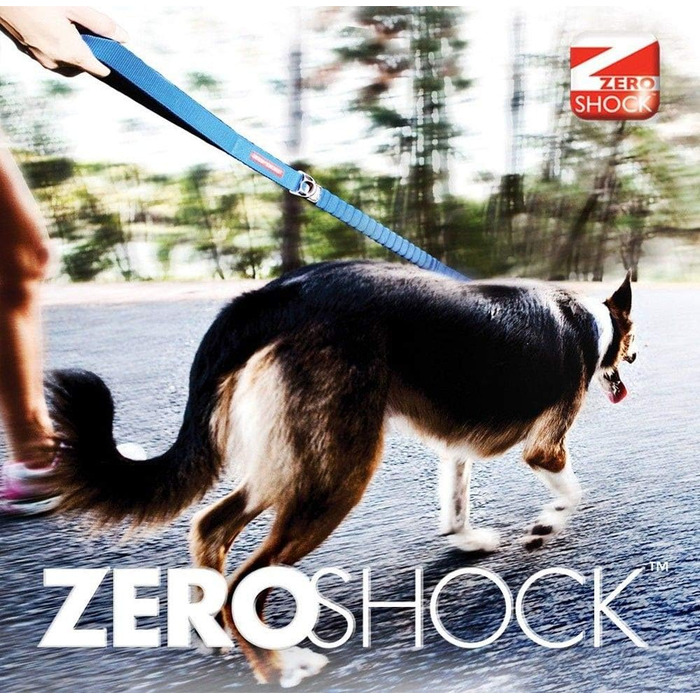 EzyDog повідок для великих і середніх собак, еластичний, з амортизатором Zero Shock, міцний, світловідбивний, 128 см, камуфляж