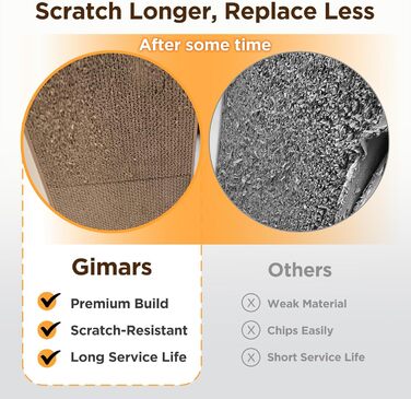 Кігтеточка Gimars для котів 100x30x30 см з м'ячем, тунелем та картонною поверхнею. Великий дім-будка XXL для котів, захист меблів.