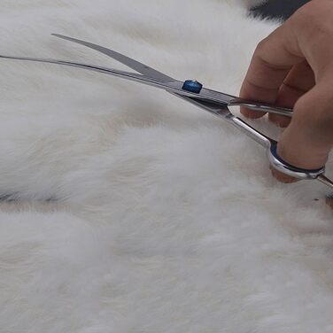 Набір ножиць для грумінгу собак: нержавіюча сталь, прямі та вигнуті леза