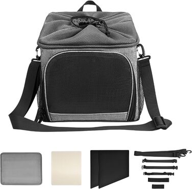 Кошик для собак на велосипед - дихаючий, легкий, знімний, для покупок, походів, кемпінгу