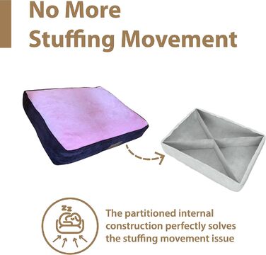 Клітка для собак Ellie-Bo, 71 x 48 см, лежанка, коричнева кордурна стінка та рожеве штучне хутро