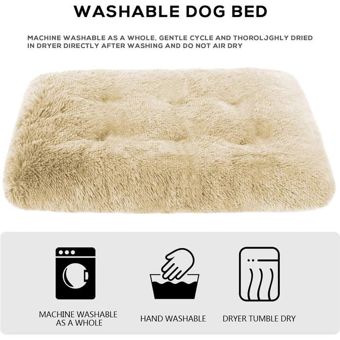 М'яке ліжко для собак великих порід, XXL, 110x75 см, антиковзаюче, темно-сіре, машинне прання