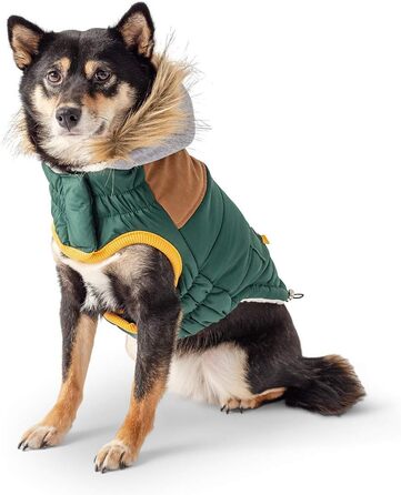 GF Pet LODGE Parka для собак, куртка для тварин, розмір 2XS, Forest Forest XXS