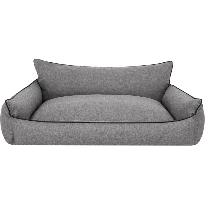 Килимок для собак, лежанка для тварин, лежанка-подушка, лежанка для собак, матрац для собак, софа для тварин, XXXL - 132 x 106 см, графітовий колір, екологічний матеріал