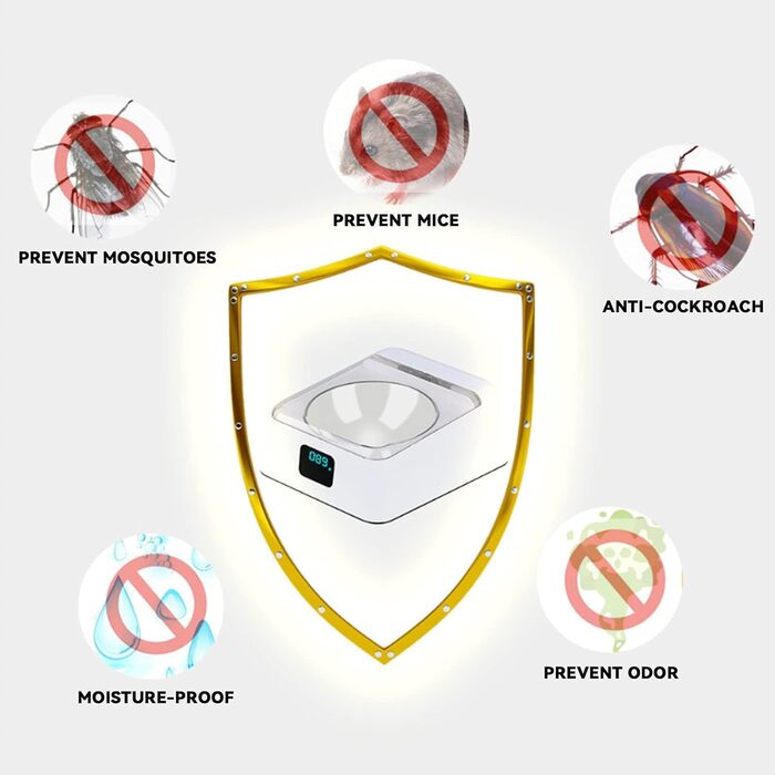 Автоматичний годівник для котів та собак – Інтелектуальний інфрачервоний датчик для сухого/вологого корму (350 мл) з нержавійною чашею – Практичний дозатор корму для маленьких/середніх тварин