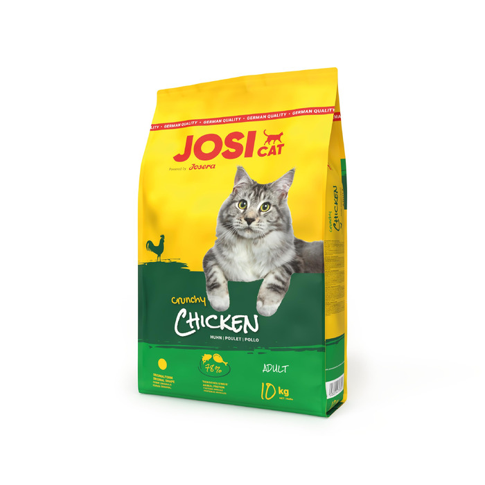 Сухий корм для дорослих котів JosiCat Crunchy Chicken з куркою, 10 кг