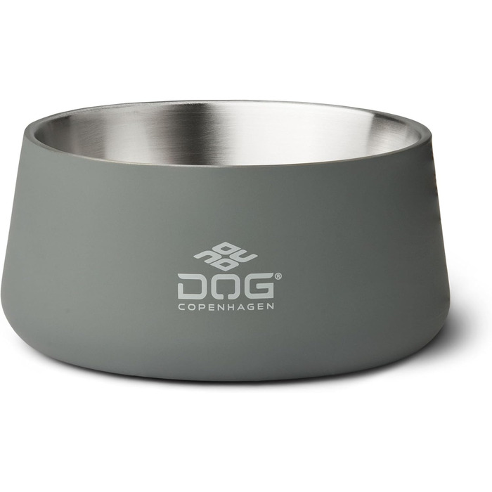 Миска для собак DOG Copenhagen Vega S/M, сіра, пластик