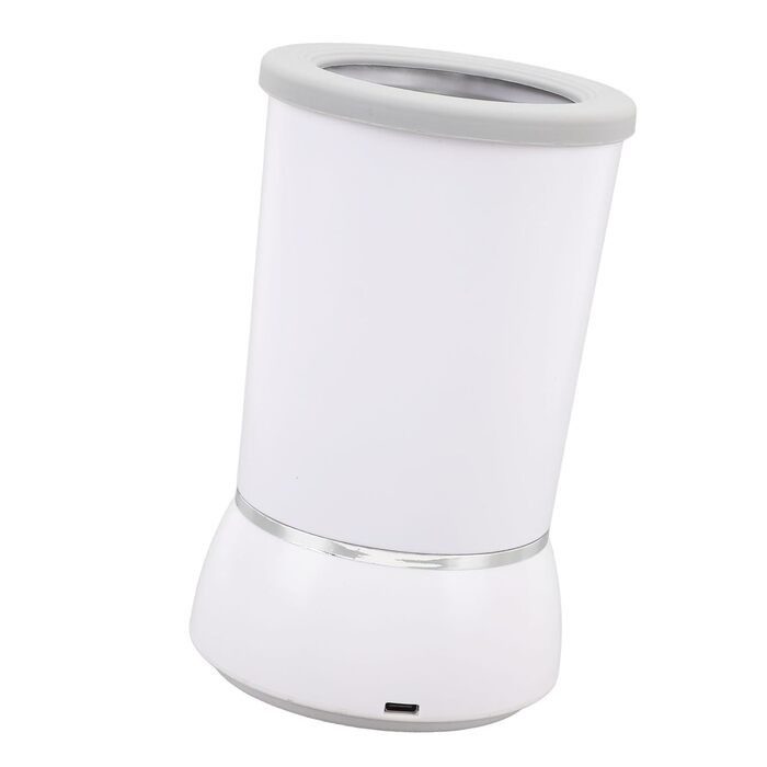 Автоматичний очисник лап для собак, портативний мийник лап для тварин з м'якою силіконовою щіткою, білий