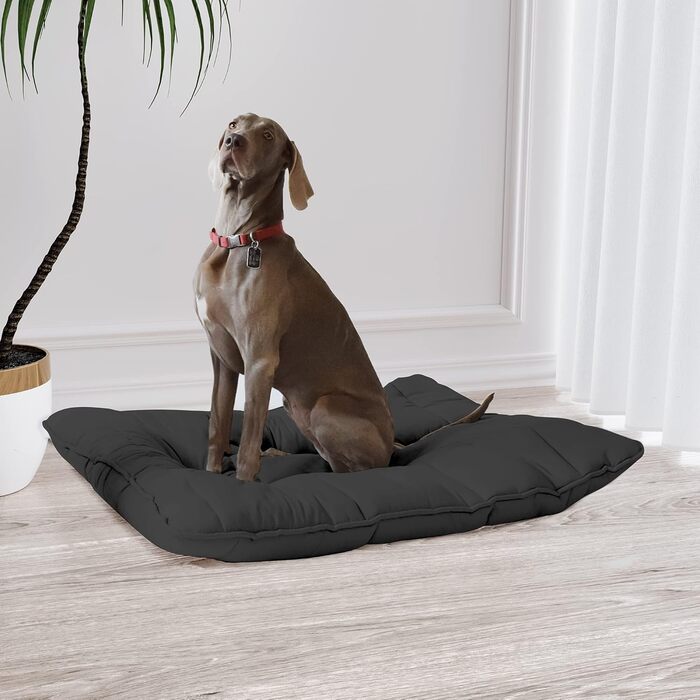 Елегантна подушка для собак Maxy, 60x100 см (темно-сірий, 130x100 см)