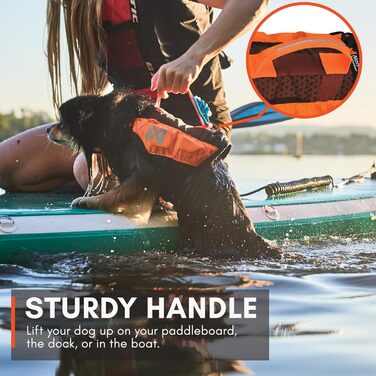Рятувальний жилет для собак Non-stop dogwear Protector, розмір 6, для плавання, SUP, реабілітації