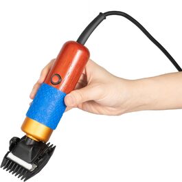 Професійна машинка для стрижки собак та котів 200W з акумулятором, 4 насадки, 1000-6600rpm