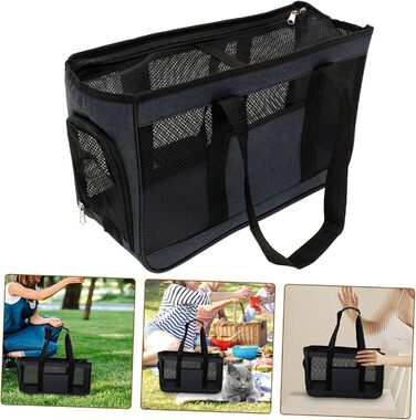 Транспортна сумка для котів та собак Warmhm з вентиляцією, миється, складається, для подорожей та вигулів