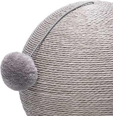 Karlie Kratzball Bolly - іграшка-царапка для котів, сіра, 30,5 x 30,5 x 28 см