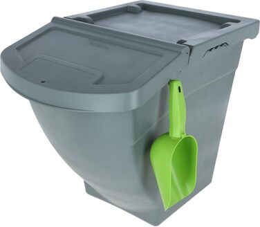 Kerbl Futterbox – контейнер для корму, 60 літрів, з кришкою, пластик, 57.8x39x49 см