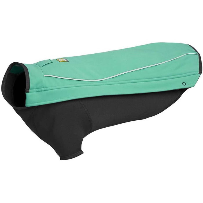 RUFFWEAR Cloud Chaser Jacket – теплий та водонепроникний дощовик для собак з рукавами, Aurora Teal, X-Small
