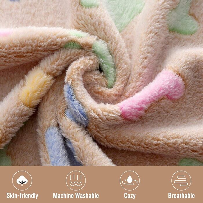 М'яка ковдра для собак та котів Luciphia: тепла флісова ковдра 104x76 см (3 шт.)