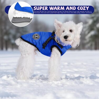 Зимовий теплий одяг для собак: куртка, жилетка, плащ. Водонепроникний одяг для маленьких, середніх та великих собак. Зелений (4XL, блакитний)