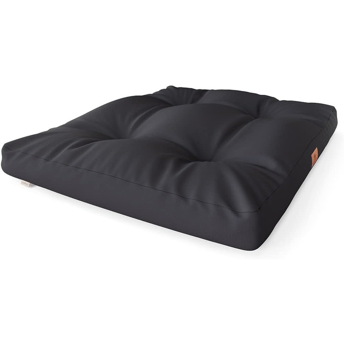 Килимок для собак Knuffelwuff Gatsby з оксфордської тканини, 110 x 89 см, чорний. Нековзна підкладка, легко чистити. Підходить для великих, середніх та малих собак. Розміри: 110 x 89 x 15 см