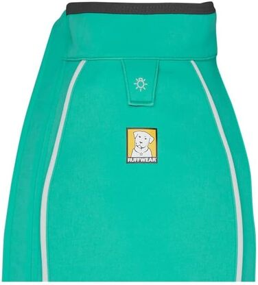 RUFFWEAR Cloud Chaser Jacket - тепла та водонепроникна куртка для собак з рукавами (Aurora Teal, M)