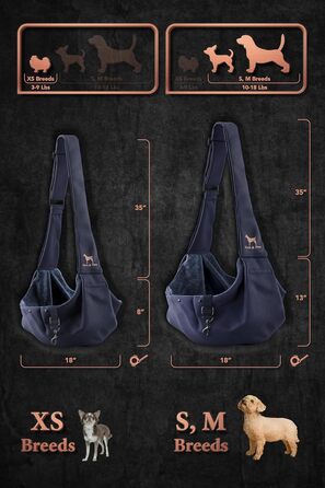 Трансформер для собак Noah & Paw до 5 кг: зручна переноска з регульованим ремінцем та м'яким хутром, подвійний захист, преміум-тканина Twill