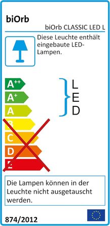 Акваріум біОрб CLASSIC 60 LED білий з фільтром, LED-підсвіткою, керамічним ґрунтом, акриловий, комплект