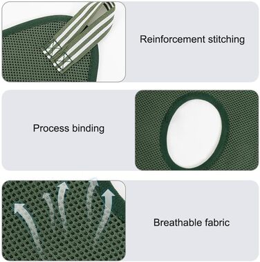 Набір для догляду за собакою DONGKER 10-в-1: гамак, щітка, триммер та пилка для нігтів. Зелений