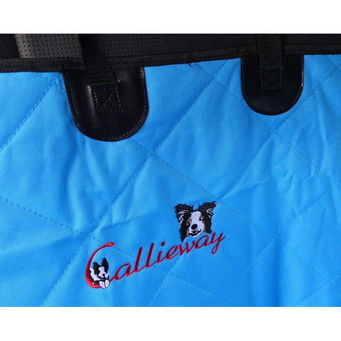 Callieway Автоковдра для собак, плед для пікніків з м'якими лапками (блакитний)