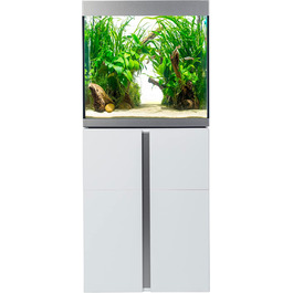 Набір акваріум Fluval Siena 160, 166 л з білою тумбою