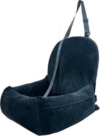 Автокрісло для собак: безпечне та зручне автосидіння для собак, підходить для малих та середніх порід, легко розбирається (чорний, Medium)