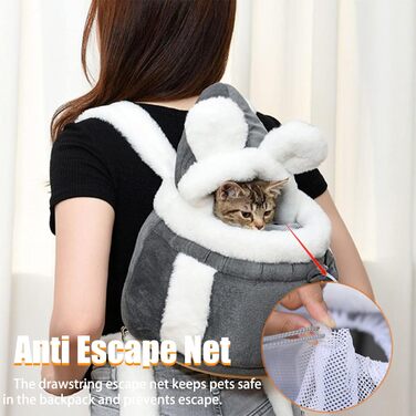 Тепла переноска для тварин на зиму: рюкзак для котів та маленьких собак, м'яка, дихаюча переноска для подорожей та прогулянок
