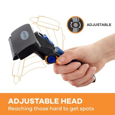 Бурштук для вичісування шерсті собак - великий, синій. Інструмент для догляду за довгою шерстю. Підходить для собак та котів. Легкий, для контролю випадіння шерсті.